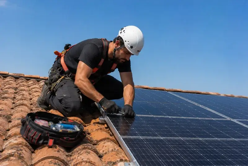 Maintenance et monitoring de panneaux solaires à Saint-Étienne-de-Saint-Geoirs