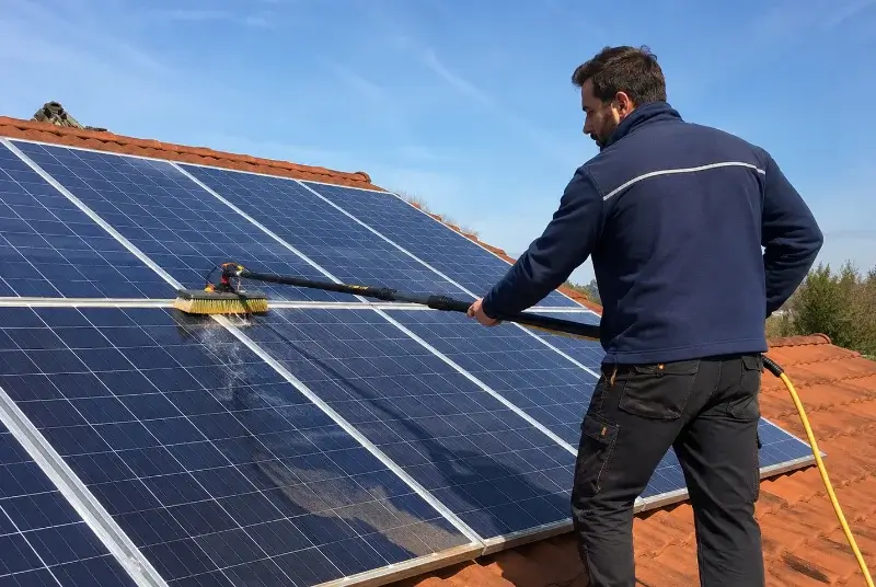 Nettoyage et entretien de panneaux solaires à Saint-Étienne-de-Saint-Geoirs